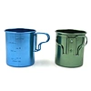 Outdoor Aluminum Camping Mug with Foldable Handle